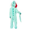 Sesame Street Toddler Kids Hooded Union Suit Footless Pajama (Elmo,