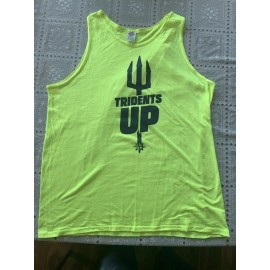 2024 Seattle Mariners Tridents Up Yellow Neon Tank Top Shirt New Large L XL