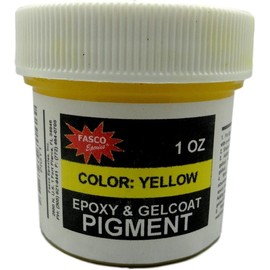 Yellow Pigment for Epoxy Resin, Gelcoat, Paint - 1 oz