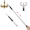 Electric Arc Flexible Neck Long Lighter,Retractable Length 11.4in to 27.55in,Rechargeable