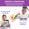 Abnaok 5 Pack VR Eye Mask, Adjustable Breathable VR Sweat