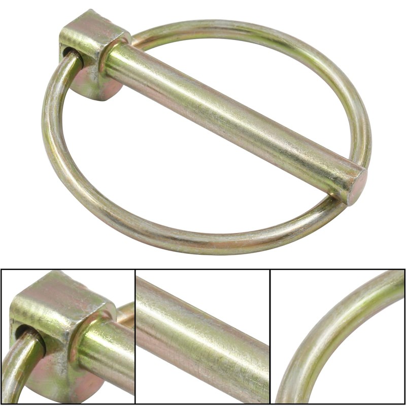 Unlorspy 12 Pcs Heavy Duty Lynch Pin, Stainless Steel 1/4"
