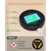 WILLED Under Cabinet Lighting Wireless,RGB Rechargeable Puck Lights with Remote