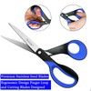 OneName Left Handed Scissors,Left Handed Scissors All Purpose,Stainless Steel Sharp