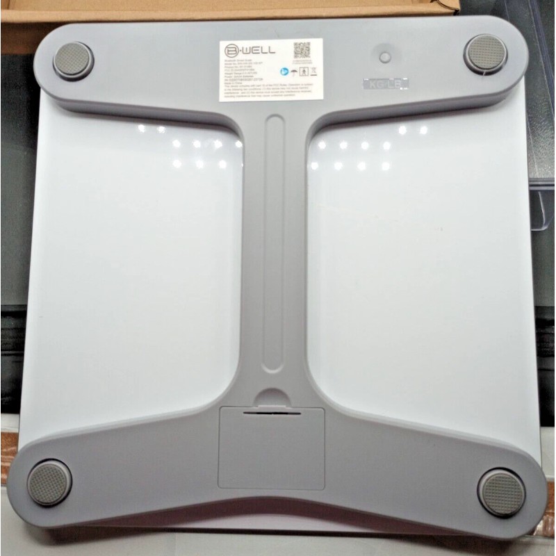 B-Well Bytech B-Well Bluetooth Smart Scale w/LED Display - Open
