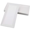Foraineam 4 Pack Porcelain Serving Platters 10-1/4 x 5 inch