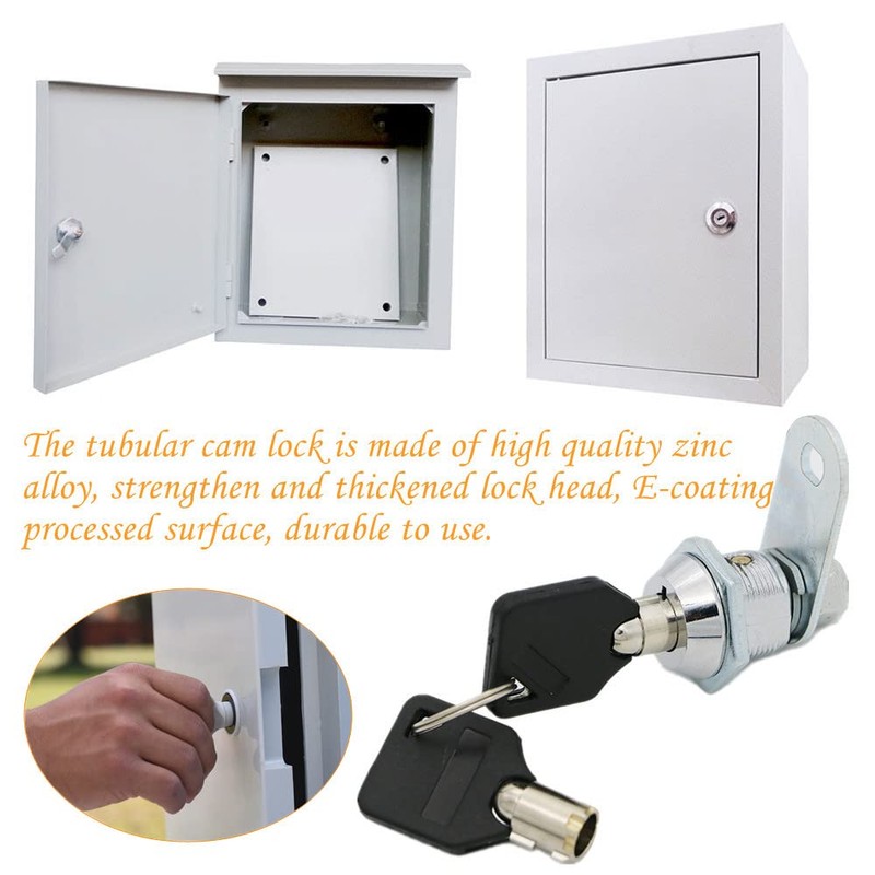 Thread Tubular Cam Lock 16mm Zinc Alloy Security Mailbox Lock