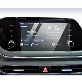 YEE PIN 8-zoll Displayschutzfolie Kompatibel mit Hyundai i20 BC3 2021 2022+ Navigation Schutzfolie GPS Navi Folie 9H Gehärtetes Glas Schutz Kratzfest