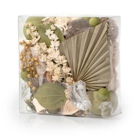 ANDALUCA Maison Box Fragrance Potpourri Decorative Vase & Bowl Filler Home Décor (Palm & Cedar)