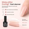 Beetles Gel Constructor Nude Translúcido 7 en 1, 15 ml