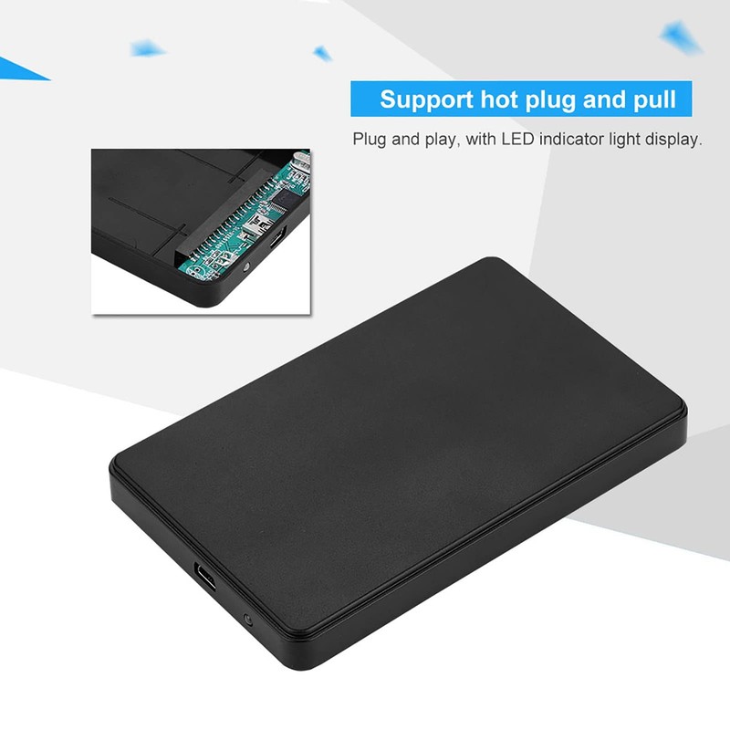 Yctze 2.5 IDE Hard Drive Enclosure External Caddy Enclosure Mobile