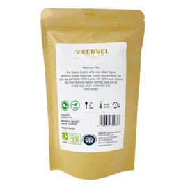 CENVEL®️ English Afternoon Tea | City of London Scenes Loose-Leaf Black Tea in Resealable Pouch | Great Gift for Loved Ones (150g, London Big Ben)