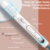OBEST Smooth Hair Plate, 2-in-1 Negative Lon Roller, with Fan