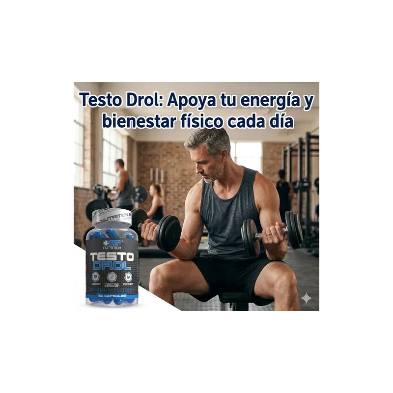 Testo Drol Precursor Testosterona Hombre Energía