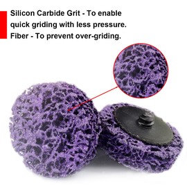 LSTOPGO 22 Pack 2" Quick Change Easy Strip Disc, Angel Die Grinder Attachments, Paint Stripping Disc for Clean and Remove Paint, Coating Rust Welds, Oxidation