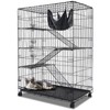 Homey Pet 51 Inch Cat Cages Indoor, Large 4-Tier Cat