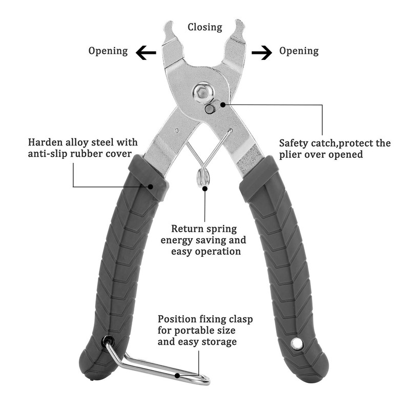 Oumers Bike Chain Pliers Tool, Chain Plier Missing Link 2