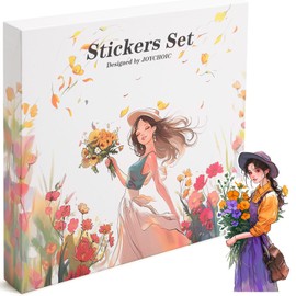 JOYCHOIC Scrapbook Stickers Set, 240Pcs People Sticker for Journaling and Scrapbooking, Junk Journal Supplies, Washi Materials, Women Girls Ladies Planner DIY Arts Craft