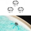 BlingKingdom 3pcs Sink Overflow Ring Hole Round Basin Trim Drain