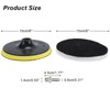 Toolly 6 Pcs 6 Inch Wool Polishing Buffing Pad Polishing