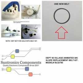 DEPARTMENT 56 Dept 56 -Village Animated Ski Slope Model#56.52790 Replacement Belt Kit