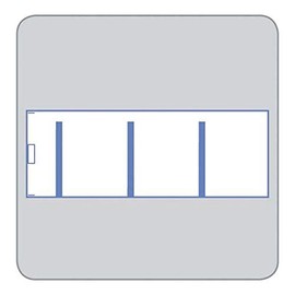 Medline Full-Size C-Arm Surgical Drapes with 2 Elastic Bands, Clear Poly Film, 41 Inches x 74 Inches, Case of 20 Each