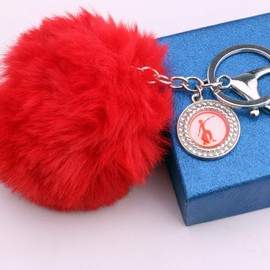 Detailed DST Sorority Charm Bracelet Women Sorority Gift, Red,white, 7 inches