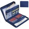 JUNDUN Fireproof Document Organiser - 13 Pockets Expanding File Folder