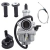 ALL-CARB Carburetor Carb with Handlebar Grips and Throttle Cable Replacement