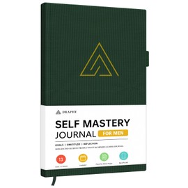Self-Mastery Journal for Men - Gratitude and Productivity Journal for More Happiness, Positivity, Growth, Mindfulness, Self Care and Reflection - Guided Inspirational Journal for Men & Women