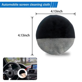 QKWL Car Screen Cleaner, Strong Decontamination, Easy to Clean, Can Be Used to Clean Car Dashboards and Displays (Round)