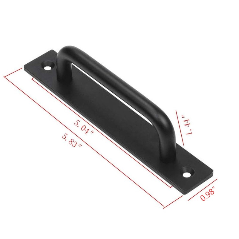 NNNJunhua Senfei Metal Heavy Duty Barn Door Handle Flush Long