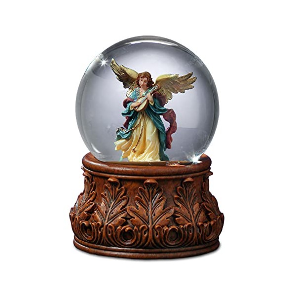 The San Francisco Music Box Company Angel Playing Mandolin Water