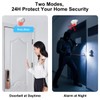 GALOOK Motion Sensor with Alarm, PIR Alarm System Motion Sensor