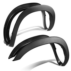 Factory Style 4pcs Paintable ABS Smooth Wheel Fender Flares Compatible with Dodge Ram 1500 2500 3500 02-09 Fleetside Bed