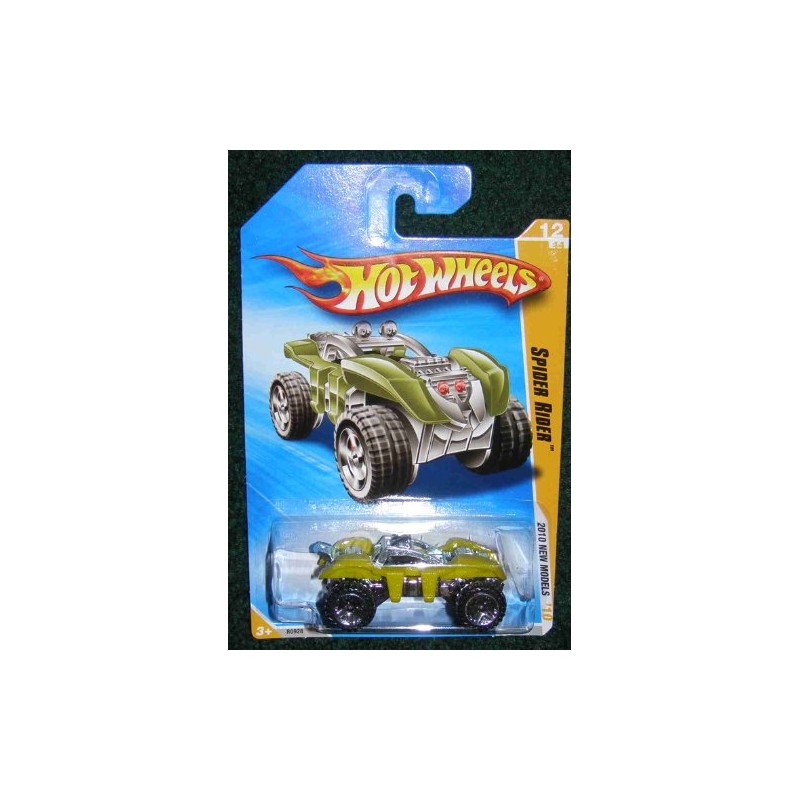 HOT WHEELS 2010 NEW MODELS 12 OF 44 GREEN SPIDER