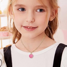 VPACC Smiley Face Pendant Necklaces Trendy Aesthetic Preppy Stuff Happy Face Choker Necklaces Cute Colorful Hypoallergenic Y2K Gifts Jewelry for Women Teen Girls