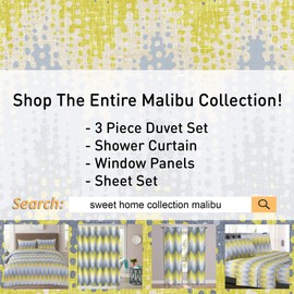 1500 Supreme Collection Extra Soft Malibu Bright Yellow Blending with Gray Chevron Pattern Sheet Set, Twin- Luxury Bed Sheets Set with Deep Pocket Wrinkle Free Bedding, Twin