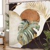 Yookeb Abstract Mid Century Bathroom Shower Curtain 60W by 71H