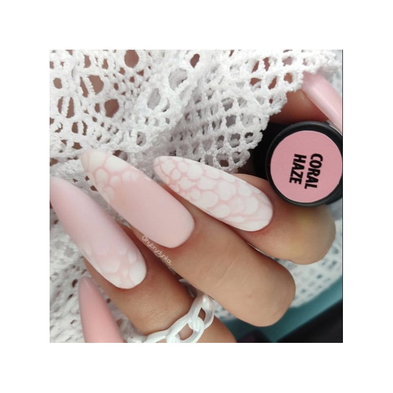 Cosmetics Zone Hypoallergenic UV/LED Gel Base Gelly BE Coral Haze