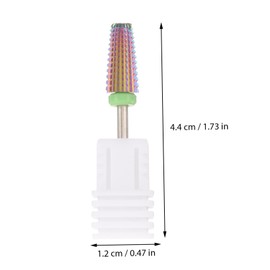 VICASKY Nail Art Drill Bit for Women Shaped Tungsten Manicure Tools for Precision Polishing and Dead Skin Removal for Nail Salons