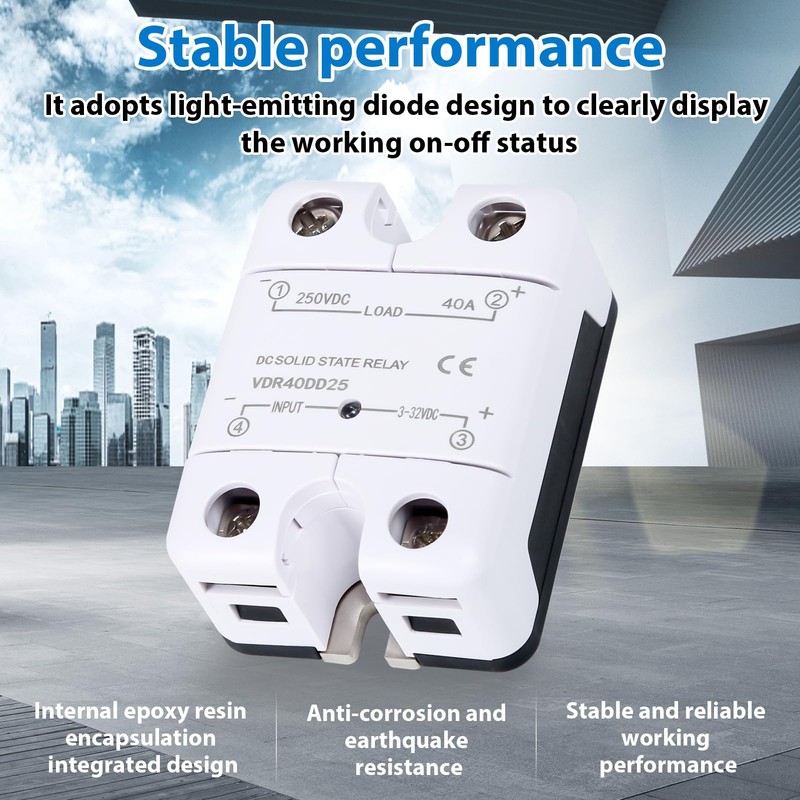 250V Solid State Relay, DD25 DD40 DC Control DC SSR