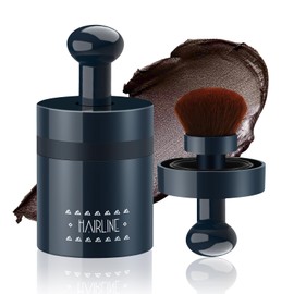 Boobeen Root Touch Up Hair Color Shadow Powder, Gray Hair Cover Up Hairline Powder for Women, Waterproof and Sweatproof Grey Coverage Root Touch Up, Hairline Concealer