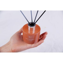 HOMELYCRAFT Reed Diffuser Set – 3.38 fl oz (120ml) | Premium Clean Oil Scent Diffuser with Orange & English Pear Freesia Fragrance | Elegant Home Décor, Holidays & Hotel Collection.