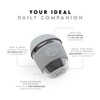 Neon Kactus Reusable Glass Coffee Cups 8 oz (Grey)