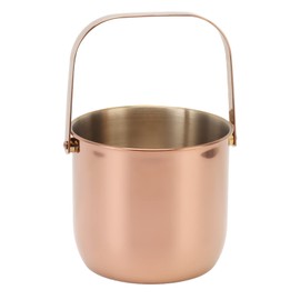 Champagne Ice Bucket, Easy To Large Capacity Keep Chilled Handle Ice Bucket for Parties (Rose Gold)