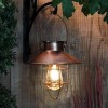 pearlstar Solar Lantern Outdoor Hanging Light Metal Farmhouse Copper,
