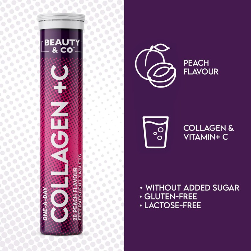 Collagen Effervescent - Marine Collagen & Vitamin C (2 Tubes)