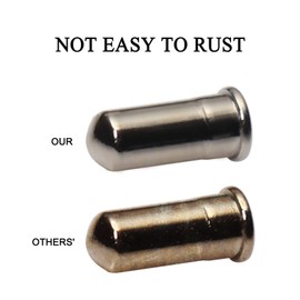 PapaViva Gunmetal Nose Bridge Pin Rivet for Oakley Juliet/Romeo 2/X Metal XX/X Metal Penny/Mars Sunglass - 1 Pair