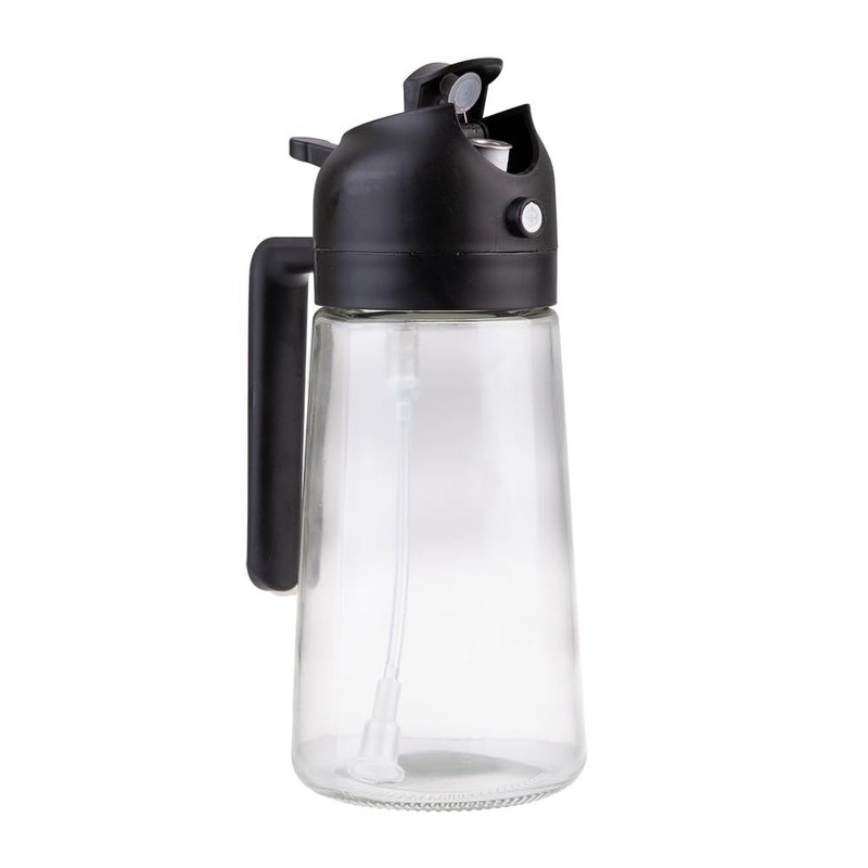 Appetito Dual Function Oil Sprayer and Pourer - Black